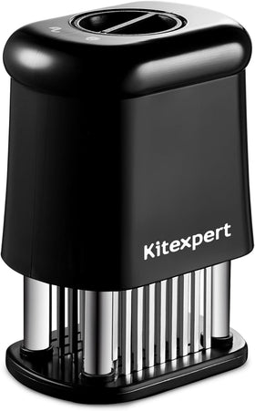 Meat Tenderizer Tool with 56 Stainless Steel Needle Blades & Safety Lock